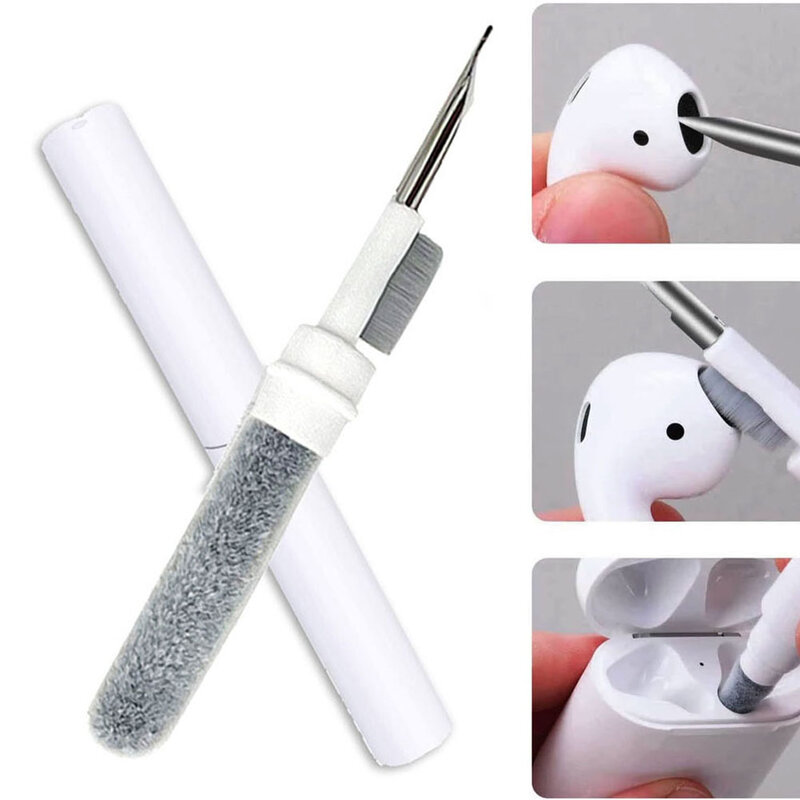 Bluetooth Earphone Cleaner Kit, Earbuds Case, caneta de limpeza, ferramenta de escova para Xiaomi, Huawei, Lenovo Headset, Airpods Pro 1, 2, 3