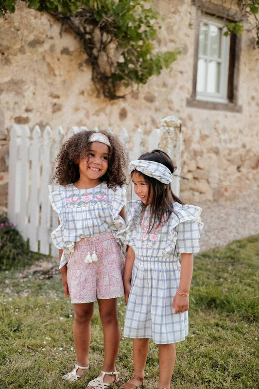 LOUISE MISHA Bohemian Chic Girls Children's Dress 2024 Brand Kids Princess Dress Sleeveless Dress Girls Embroidered Long Skirt