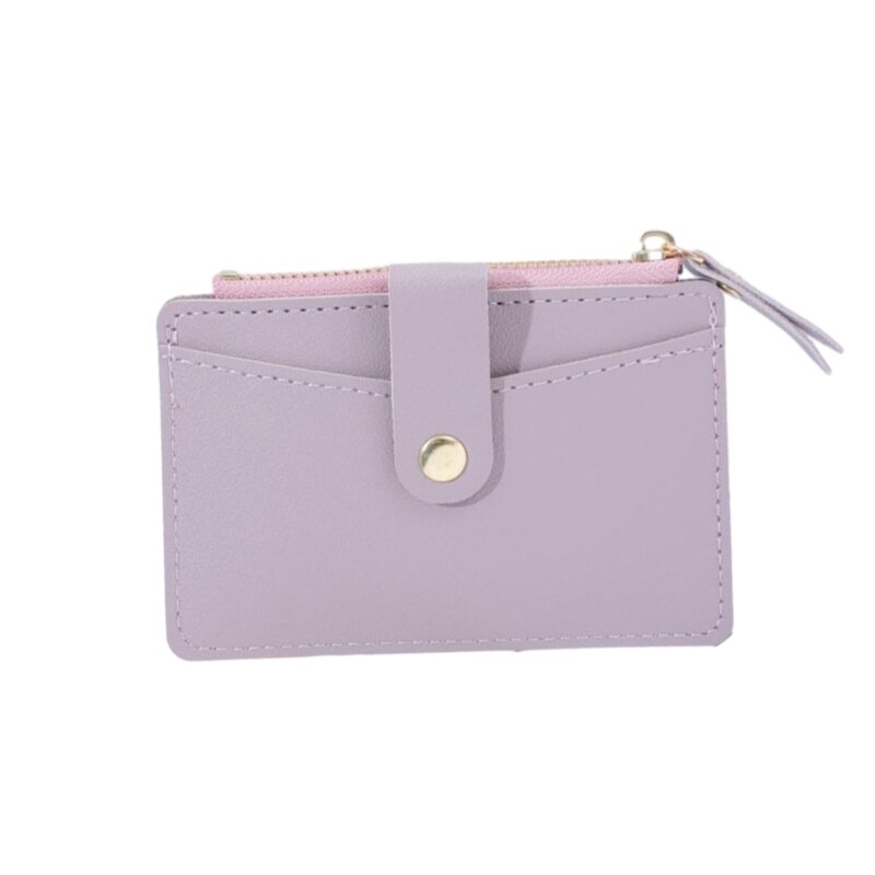 Y166 Multi functional Zipper Card Holder PU Wallet for Organizing and Protecting Cards and