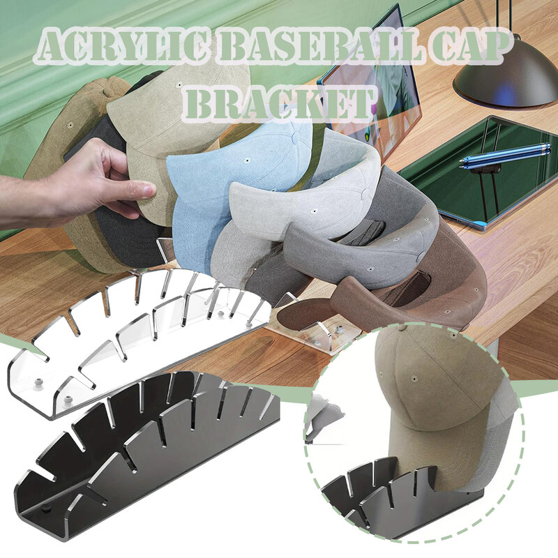 Baseball Cap Curved Holder For Desktop High Capacity Hat Organising Tool For Homes Offices