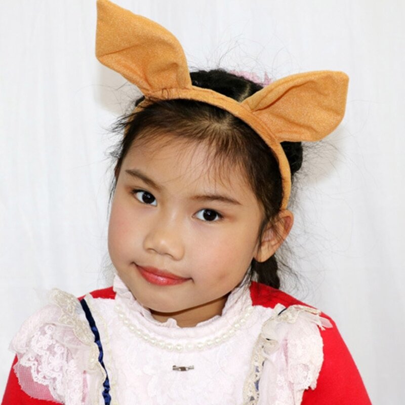 Kangoeroes kostuumset Kangoeroes oren hoofdband staart strik handschoenen Halloween kostuum cosplay partij toneelvoorstellingen