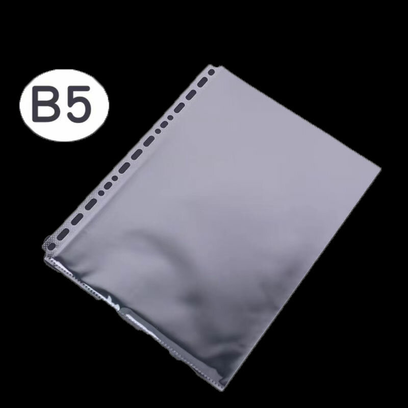 A4บาง50ชิ้น/ล็อต A5ถุงพลาสติก B5หลวมถุงใสแผ่นป้องกันเอกสารโฟลเดอร์กระเป๋าผู้ถือจัดระเบียบ