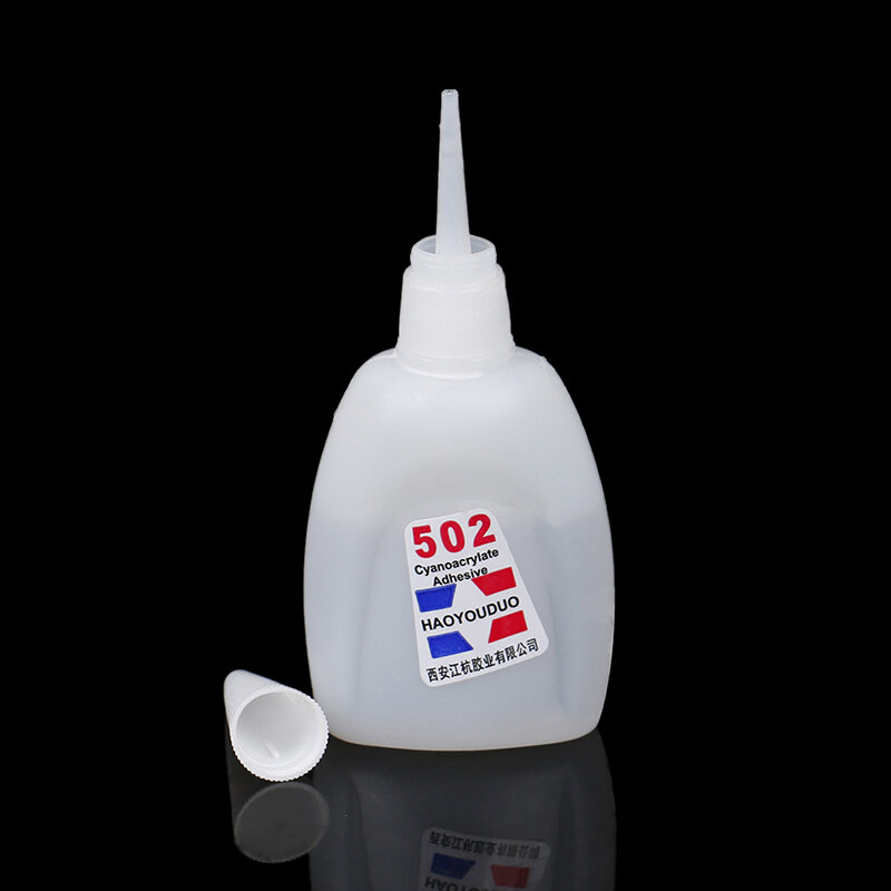 1Pc colla Super liquida 502 adesivo cianoacrilato istantaneo ad asciugatura rapida StrongGlue