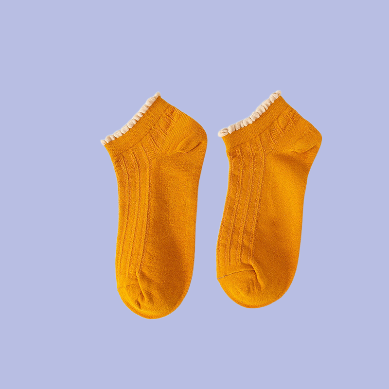 5/10 paia di calzini da donna carini con bocca a bolle giapponesi primavera, estate e autunno calzini traspiranti in stile coreano a tubo corto