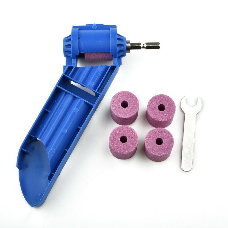 2-12.5mm Portable Drill Bit Sharpener Corundum Grinding Wheel Polishing Auxiliary Tool For Grinding Iron Drills
