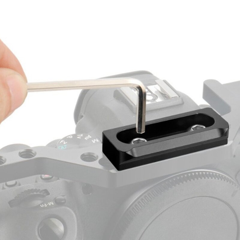 Быстросъемная безопасная фотовспышка, мини-рельса 48 мм для защиты от выключения верхней рукоятки, раздвижная клетка для цифровой зеркальной камеры