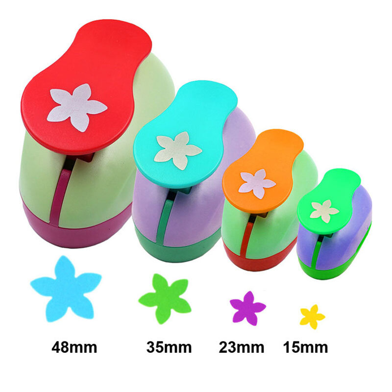 1 pz 3 "2" 1.5 "1" Round Wave Circle Craft Paper Cutter Scrapbooking School Puncher EVA Hole Punch spedizione gratuita