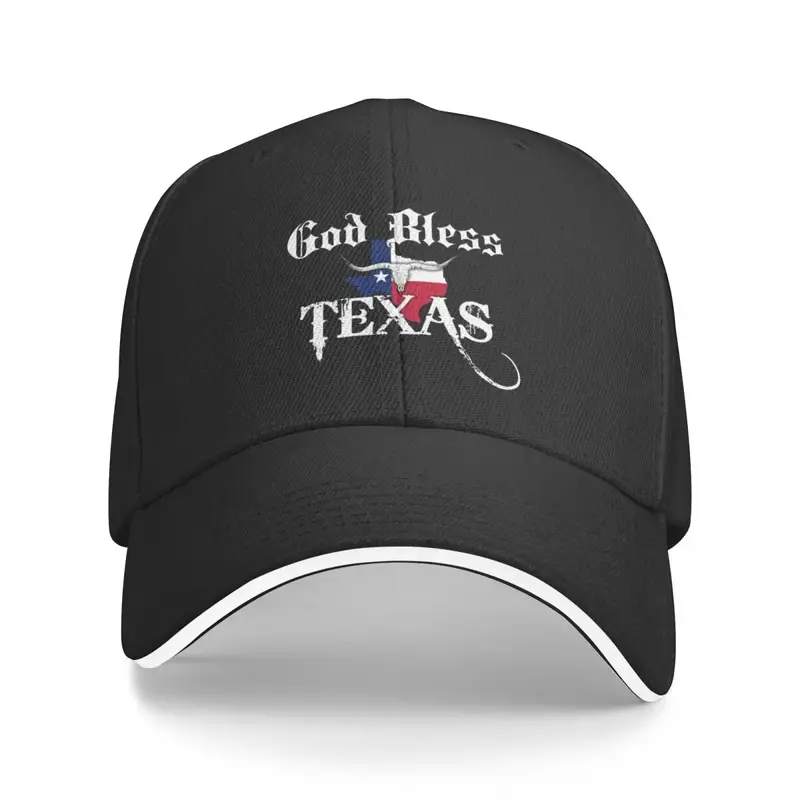 ゴッドブレスtexas野球帽男性と女性のための、豪華なティーハット、トラッカーハット、新しい