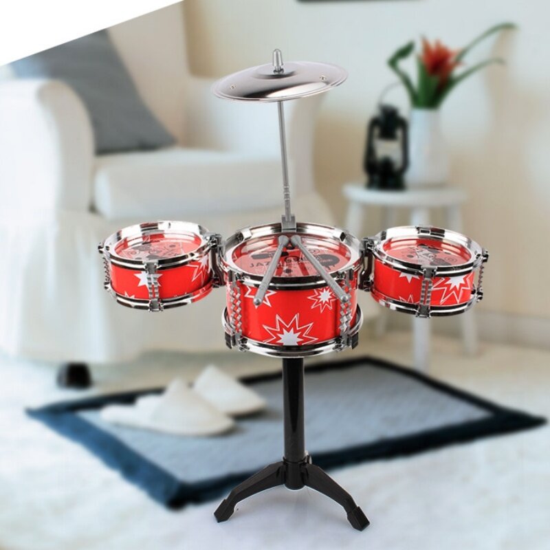 Детская игрушка-барабан для раннего развития музыки, имитация джазового барабана, тренировочный барабан, перкуссионный инструмент, электронный орган, подарки