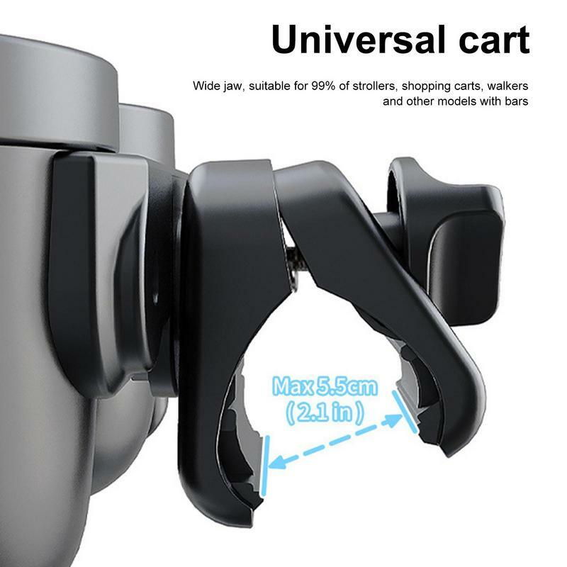 Portavasos Universal 3 en 1 para cochecito doble, estante para botella de leche y agua, soporte para bebidas, estuche de transporte para bicicletas