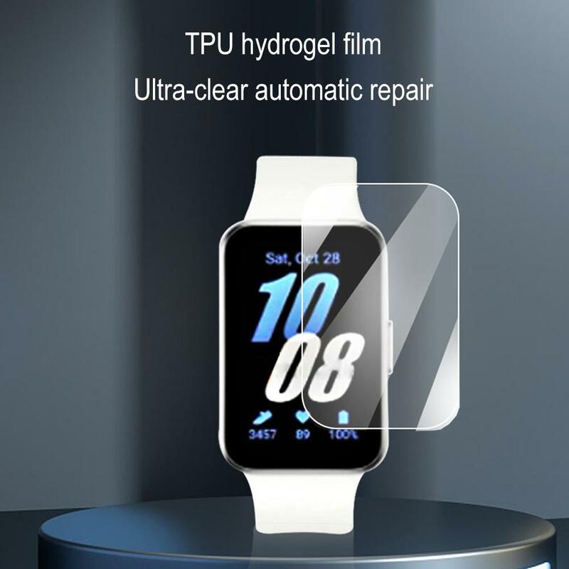Soft TPU przezroczysta folia ochronna Smartband do Samsung Galaxy Fit 3 Smart mankiet Fit3 Fit2 osłona na ekran D8E1