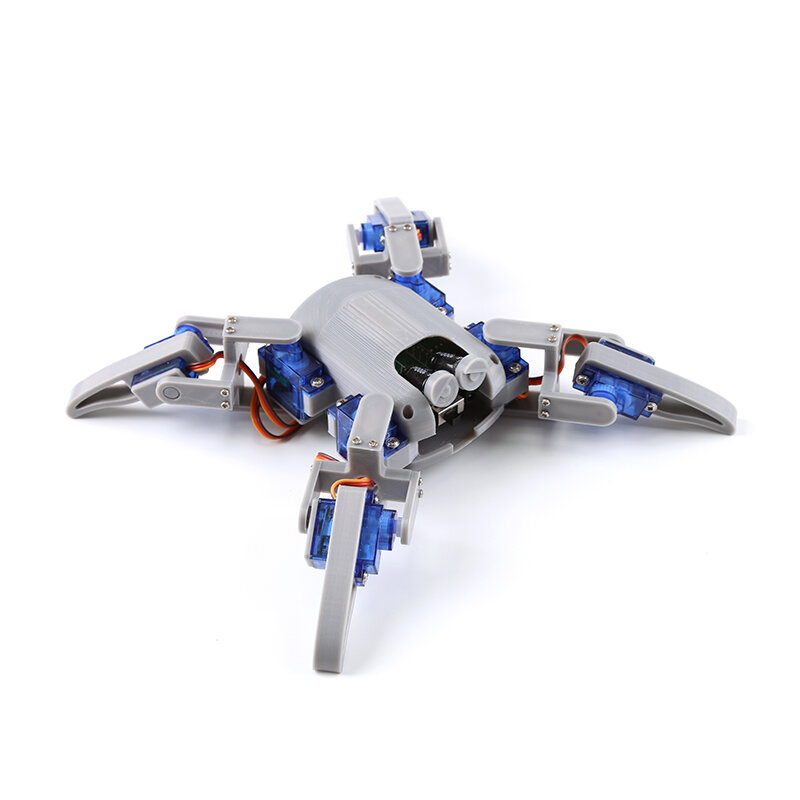 Brinquedo Robô Científico para Arduino, Kit Bionic Quadrupede Spider Explorer, Multi-função DIY Building Smart Toys para a faculdade