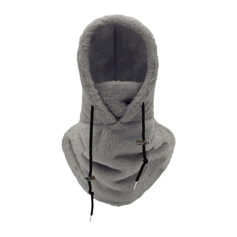 Cappuccio sci passamontagna invernale per il freddo antivento regolabile caldo cappuccio copertura cappello berretti invernali sciarpa R2l8