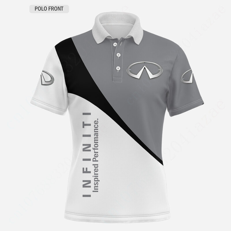 Infiniti T Shirt For Men Unisex Clothing Harajuku Golf Wear Casual Short Sleeve Breathable Tee Anime Polo Shirts And Blouses