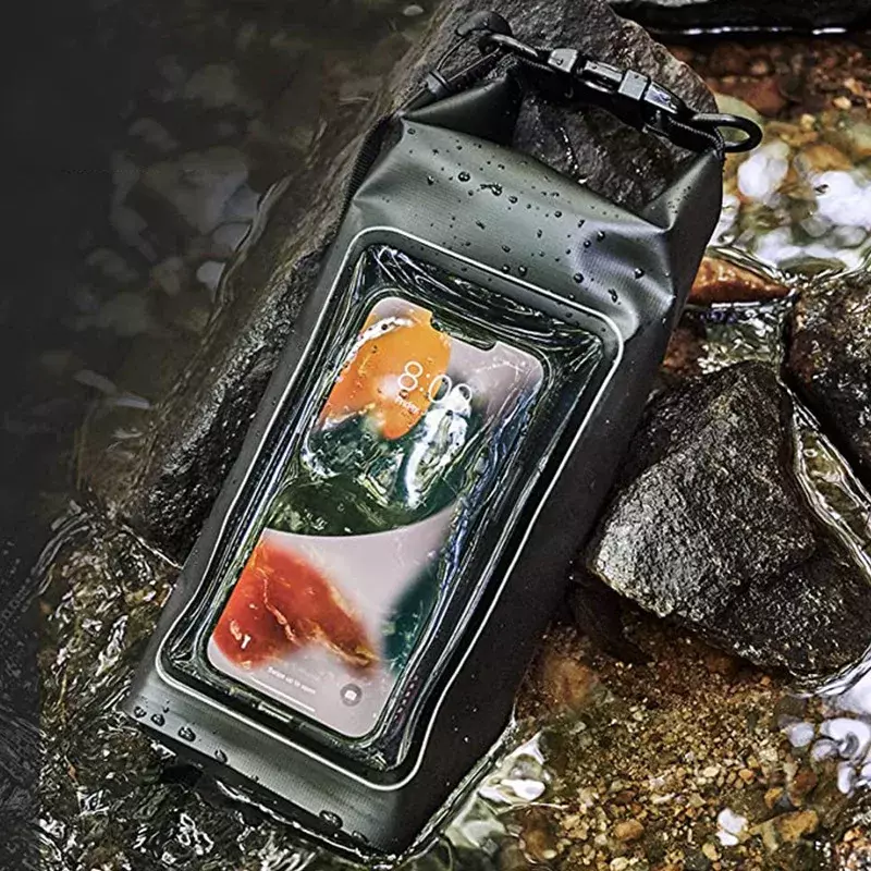 2L Dry Bag Touch Screen telefono borse impermeabili per Trekking alla deriva Rafting surf kayak borse sportive all'aperto attrezzature da campeggio