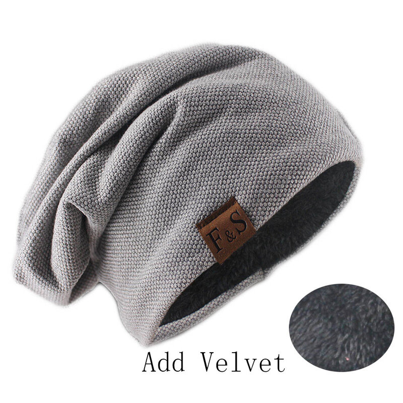 Fashion Bonnet Hat For Men And Women Autumn Knitted Solid Color Skullies Beanies Spring Casual Soft Turban Hats Hip Hop Beanie