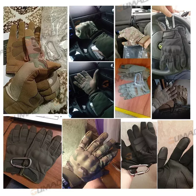 Мужские тактические перчатки для сенсорного экрана, велосипедные перчатки, спортивные камуфляжные армейские перчатки, для улицы, мотоцикла, езды на велосипеде, бега