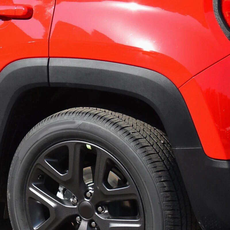 1 paio di alloggiamento della ruota posteriore modanatura parafango Flare nero misura per Jeep Renegade 2015-2022 muslimatch1790104 muslimatch1791104