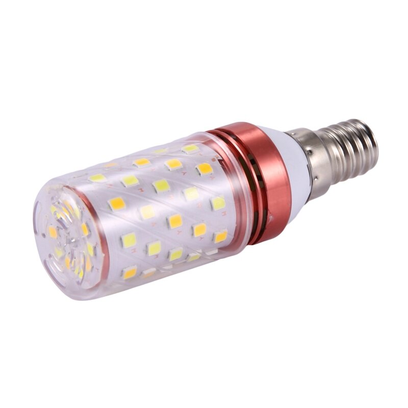 Lámpara de maíz LED SMD integrada, 3 colores de temperatura, E14, AC85V-265V, Blanco cálido, 12W, LJL-2X