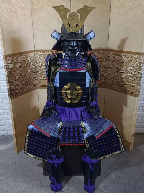 Coole japanische Samurai Rüstung Cosplay Film Oda Nobunaga Bühnen performance kostet hand gezogene echte Rüstung japanische Rüstungen