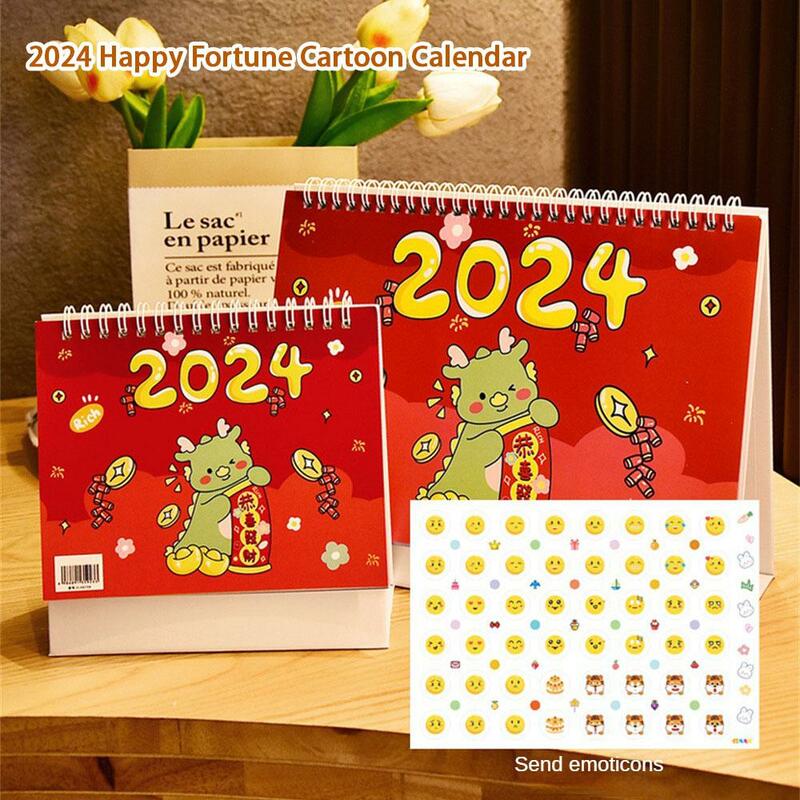 Gedruckte Produkte 2024 monatlicher Kalender planer Zusammenfassung splan 2023 Wandkalender Büro pläne Schreibtisch kalender der neue 2023 Mini