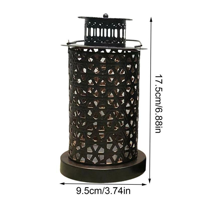 Lanternes Décoratives de Jardin en Métal avec Batterie 62, Décor Suspendu pour Chambre à Coucher, Cuisine