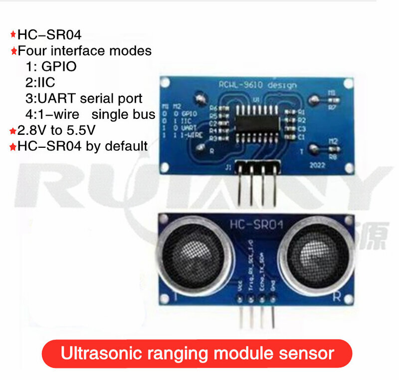 Módulo de rango ultrasónico Hc-sr04, sensor, compatible con versiones nuevas y antiguas de módulos de La serie HC US KS, de un solo chip