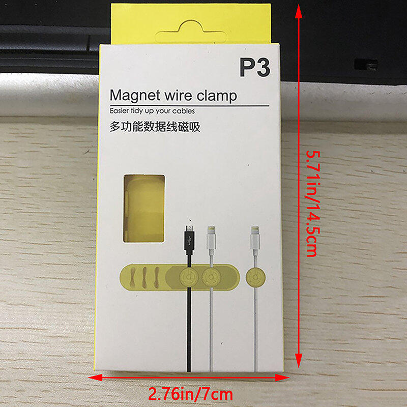Cable Organizer Cable USB Management Magnetic Cable Clip Wire Clamps Power Cord Holder For Mouse Headphone Keyboard Headset