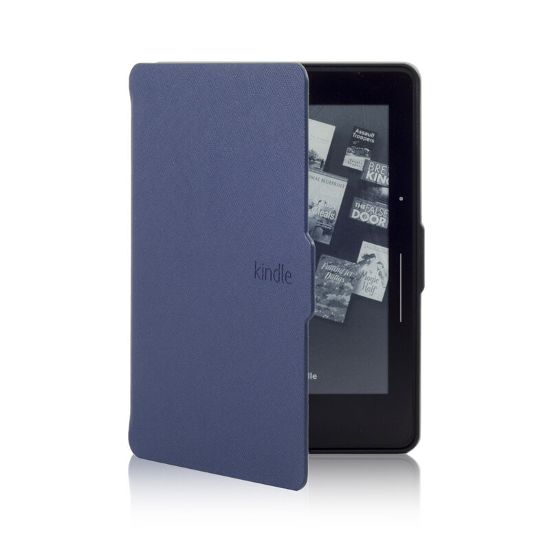 Dla Kindle Voyage PU skórzany czytnik ebooków pokrywa dla Kindle Voyage 2014 Slim futerał ochronny