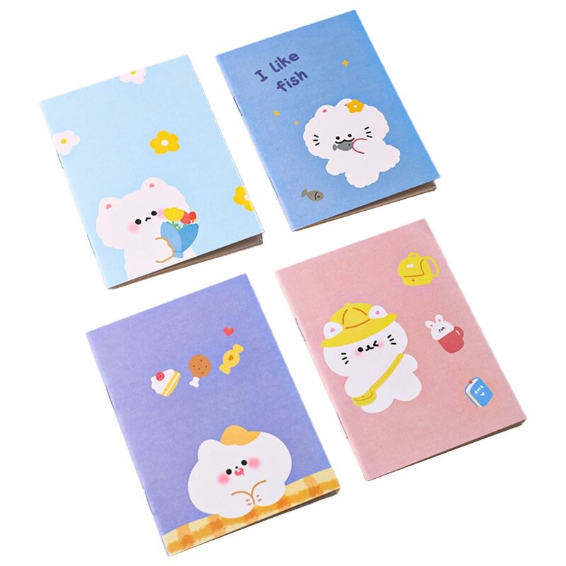유치원 어린이를 위한 귀여운 미니 노트 메모 메모장 32페이지 한국어 문구