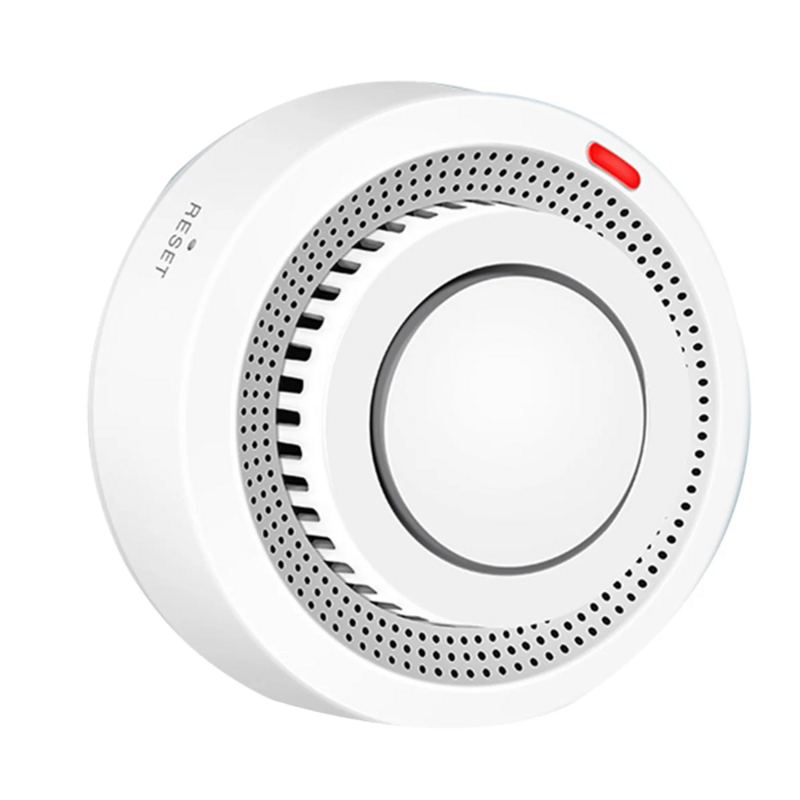 Zigbee-Détecteur de fumée intelligent, alarme incendie, capteur sonore, fonctionne avec Tuya Smart Home