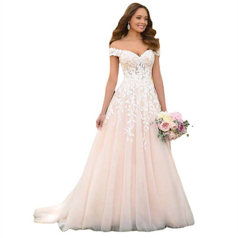 Temperamen Civil pengantin gaun elegan dan elegan gaun pengantin 2024 pengantin gaun pernikahan untuk pacar Amanda pengantin toko