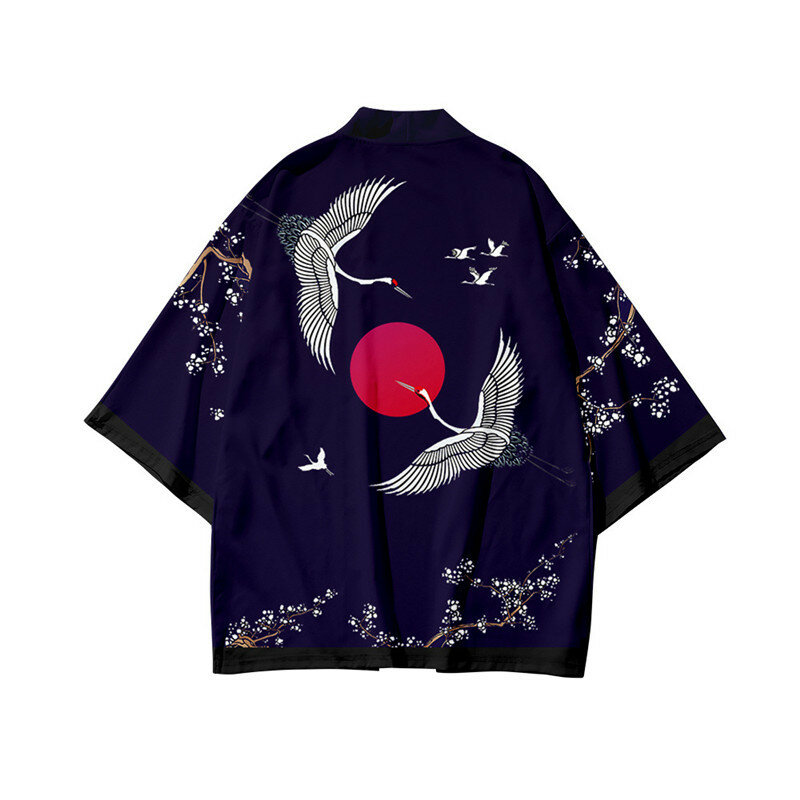 Kimono tradicional japonés para niños y niñas de 3 a 14 años, moda, Haori, cárdigan, chaqueta, ropa de playa, capa