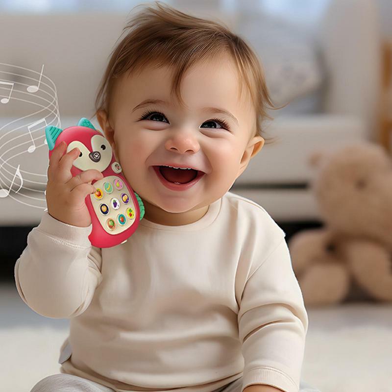 Téléphone portable avec musique et son pour bébé, jouet Montessori pour enfant en bas âge, 1 pièce