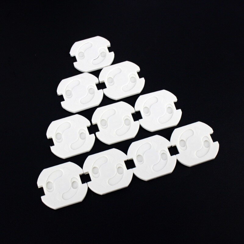 10PCS Kids Child Safety Guard Protection Anti Electric Shock Plugs Protector Rotate Cover EU Power Socket Electrical Outlet Baby