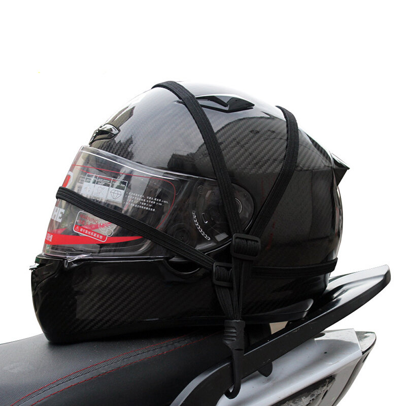 2 haken motorfietsen sterkte intrekbare helm bagage elastische touwriem nieuwe dropshipping