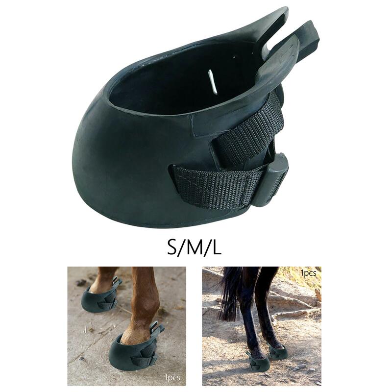 Stivali per zoccoli di cavallo durevole isolare l'acqua sporca all'aperto confortevole e robusta protezione per cavalli per l'equitazione di parti di allenamento equestre