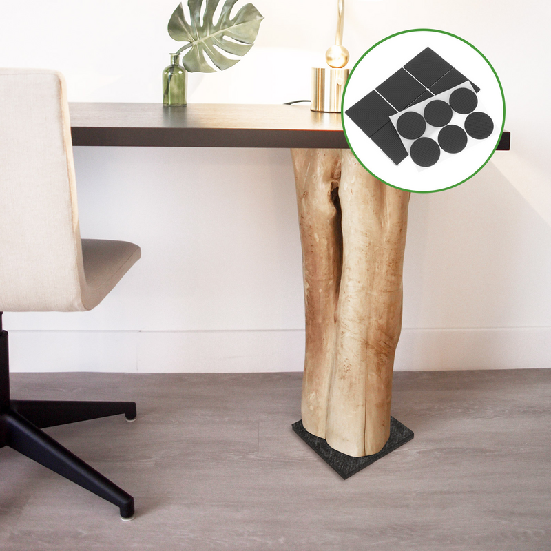 36 pezzi di cuscinetti antiscivolo per attrezzi per mobili protezioni per pavimenti in Eva per pavimenti in legno duro