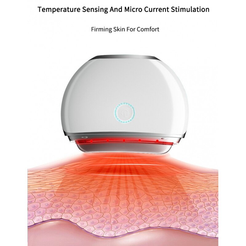 Electric scraping face and neck lifting device massage body scraping microcurrent face beauty instrument
