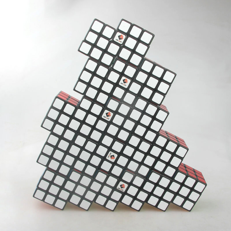 Gemeinsame magische Würfel Bündel magische Würfel schwarz Cube twist Combo magische Würfel Kinder Lernspiel zeug 3x3 Würfel magnetisch