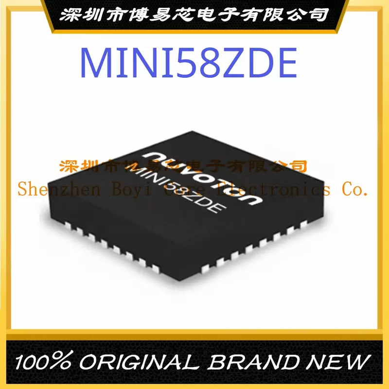 Puce IC MINI58ZDE QFN-33 ARM Cortex-M0 50MHz Flash: 32KB RAM: 4KB MCU (MCU/MPU/SOC)