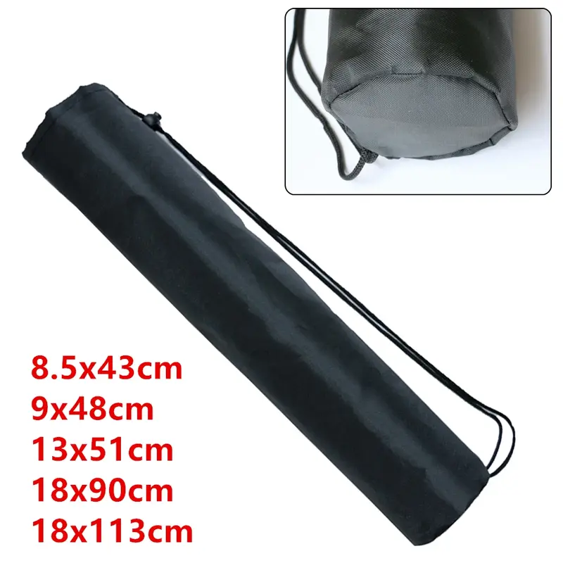 실용적인 품질의 삼각대 가방, 핸드백 210D 폴리에스테르 원단, 43-113cm 드로스트링, 마이크 삼각대 스탠드, 야외 나들이 사진