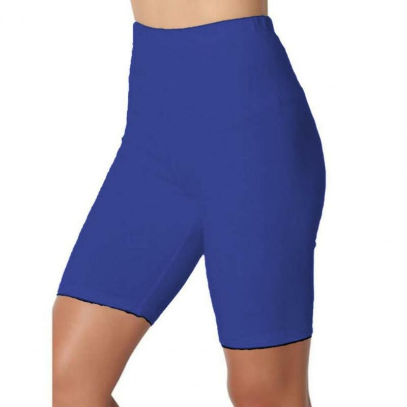 Celana Yoga wanita, celana Yoga lembut serap keringat, bawahan pinggang tinggi, celana pendek olahraga untuk Gym, Yoga dengan kontrol perut cepat