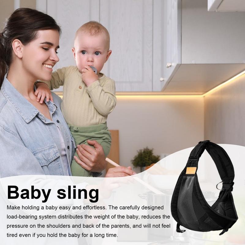 Toddler Wrap Sling Half Wrap Holder Sling Shoulder Toddler Carrier Mesh Carrier Sling Breathable Nursing Sling Hip Seat Carrier