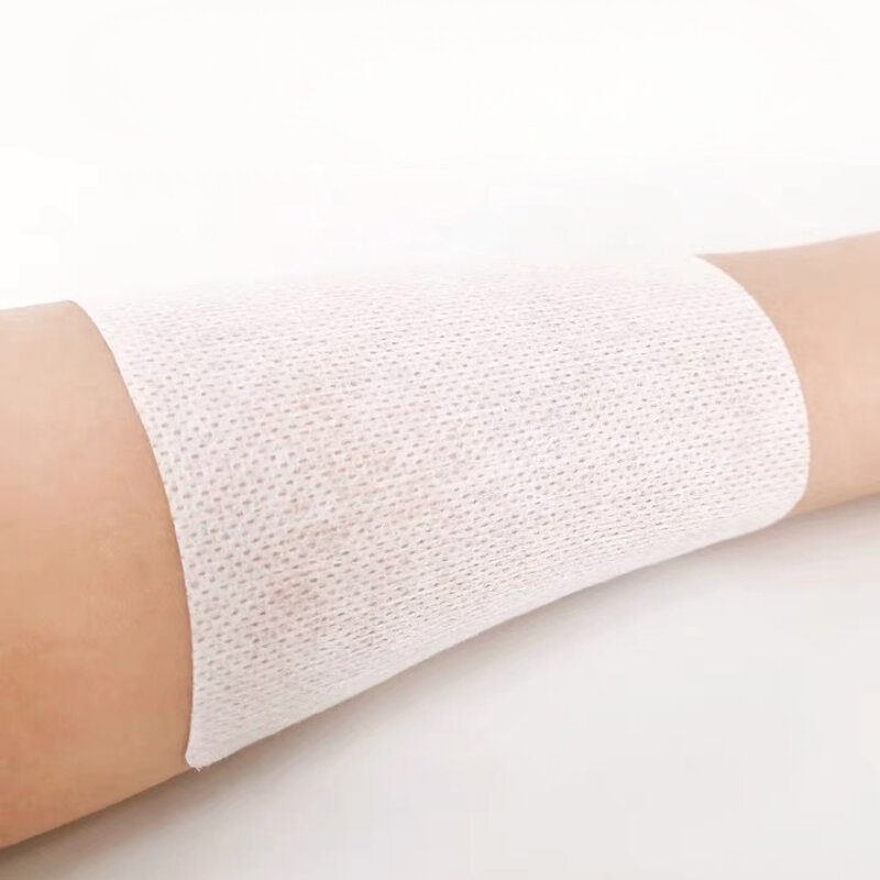 1 Roll 5cmx5m Non-Woven Breathable Tape Skin Healing Protective Soft Fabric Cloth Adhesive Antibacterial Wound Dressing Bandage