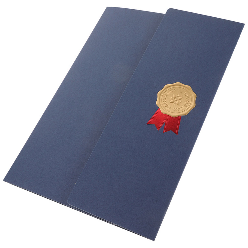 Multi-use Honor Certificate Cover Novelty Award Cover Creative Certificate Paper Cover Decor