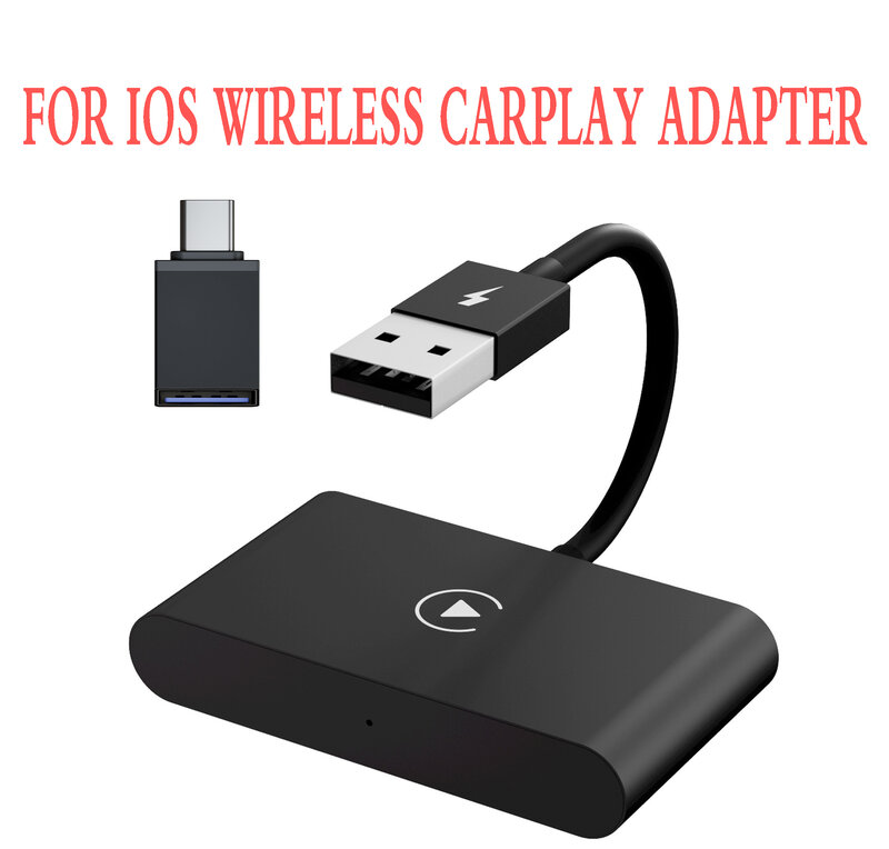 Adaptador de Carplay inalámbrico para IOS, cable a inalámbrico, Dongle Carplay, Plug And Play, conexión USB, Auto Car