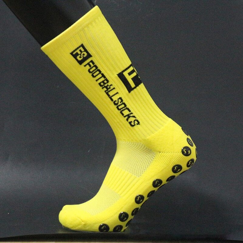 Эластичные носки для игры в футбол, 1 размер, Нескользящие изысканные спортивные носки для игры в футбол, баскетбол, тренировочные носки