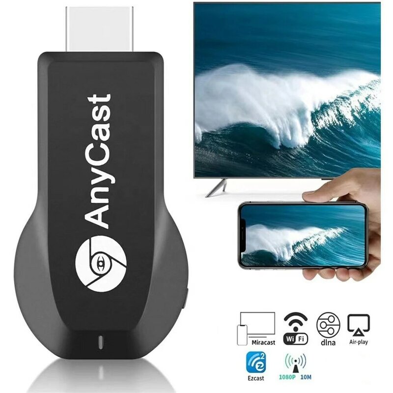 M2 Plus 4K 1080P Wireless WiFi Display TV Dongle Receiver HDMI-compatible TV Stick for DLNA Airplay Miracast for IOS Android