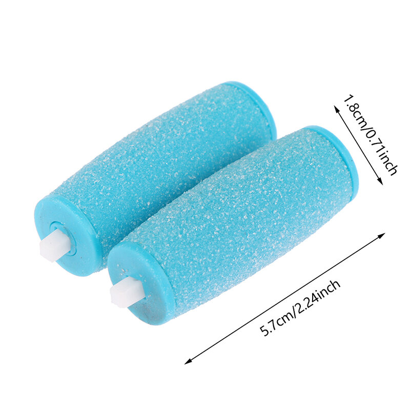 1Pair Dull Polish Foot Care Tool Heads Hard Skin Remover Refills Replacement Rollers For Heel File Feet Care Tool